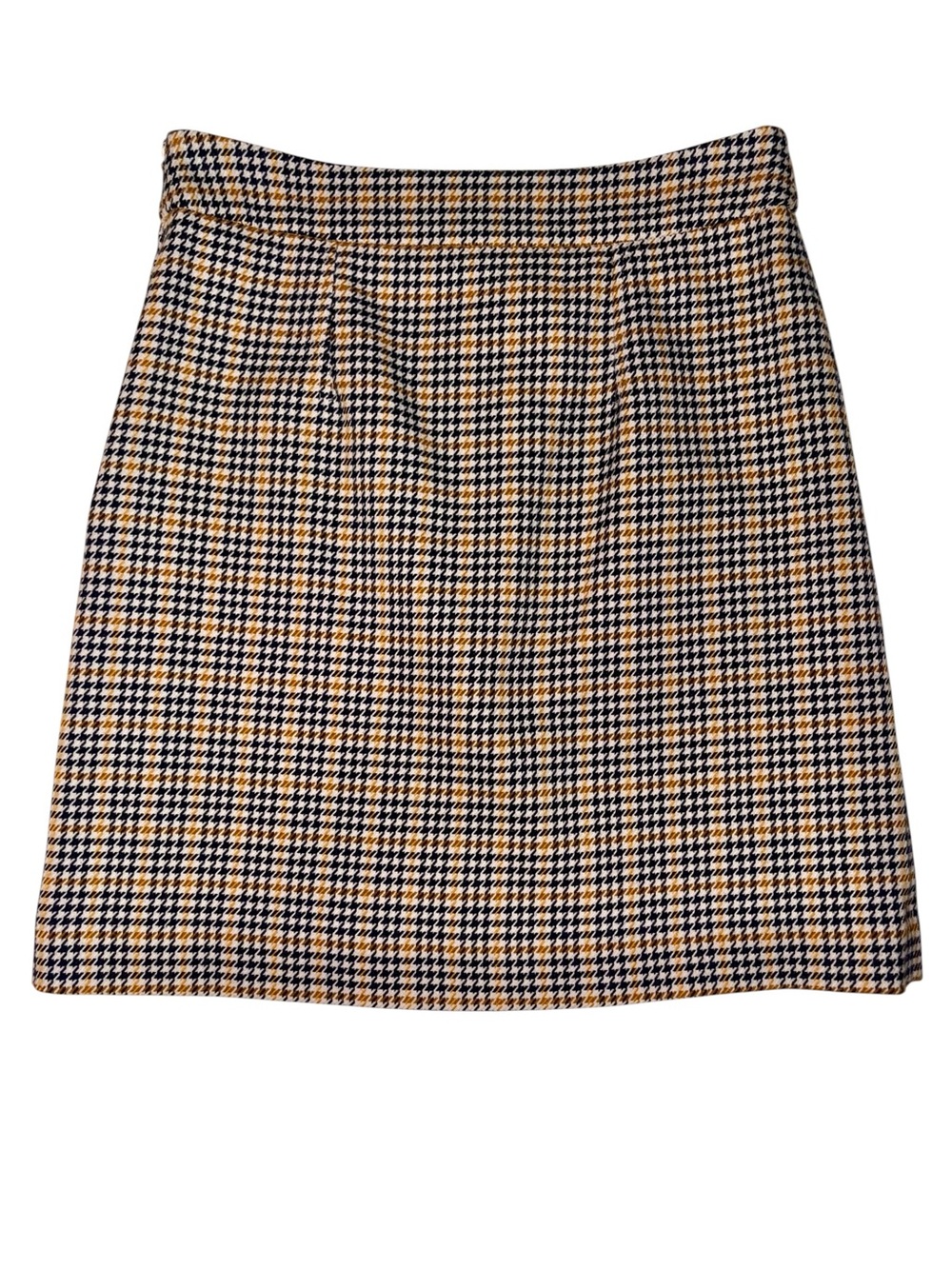 Ann Taylor Factory Plaid Button Front Skirt - Picture 2 of 7